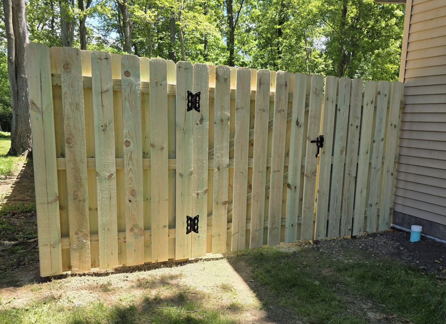 wooden gate olmsted township