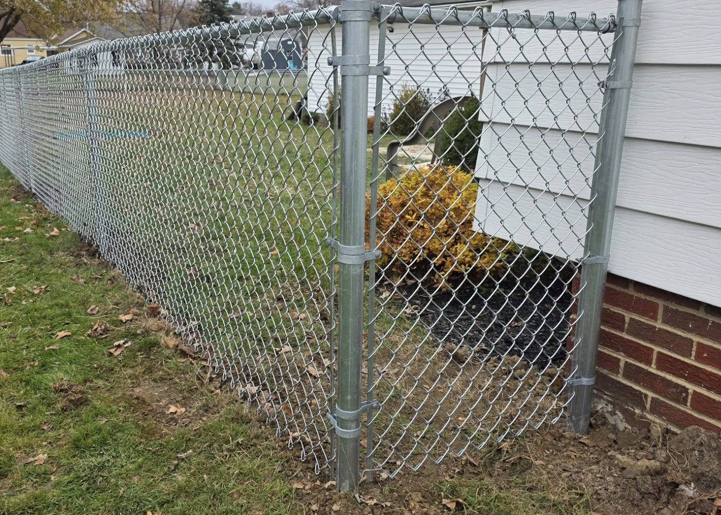 Chain link fence installed in Parma Heights, OH by All Outdoor Fence and More