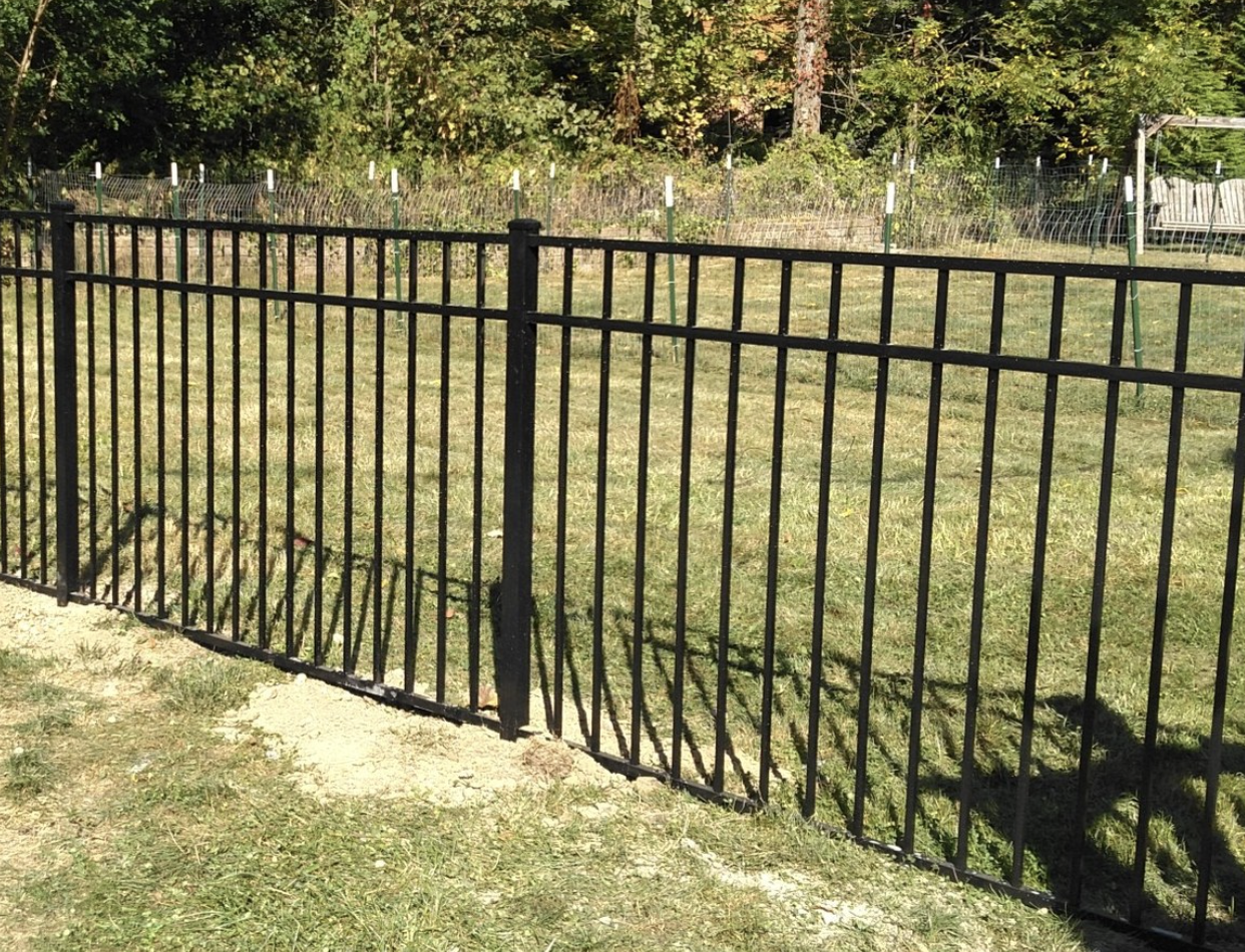 New ornamental fence installation by All Outdoor Frence and More