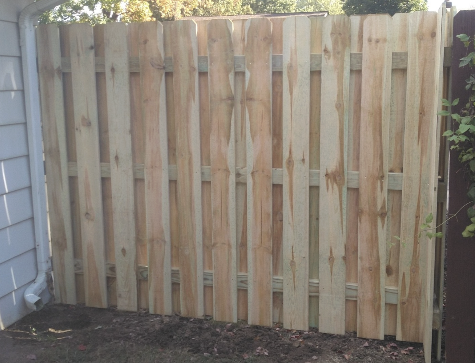 Wooden fence installed by All Outdoor Fence & MOre in Berea, OH