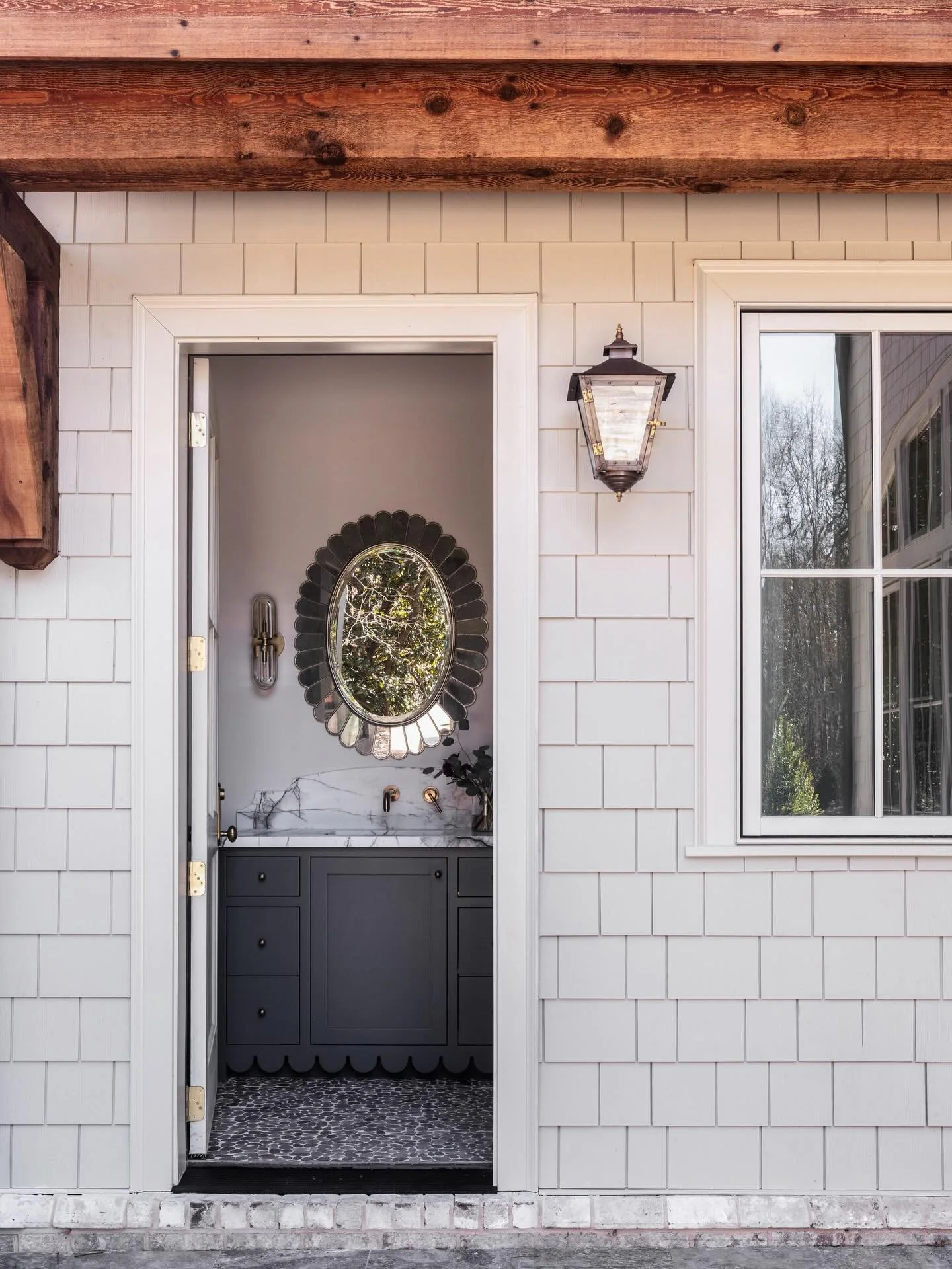 Warm weather is finally making its way to Georgia&hellip; which means one thing is on everyone&rsquo;s mind: pool season. ☀️

When we design a home with a pool, we&rsquo;re always thinking beyond the water itself. One feature we talk through with our