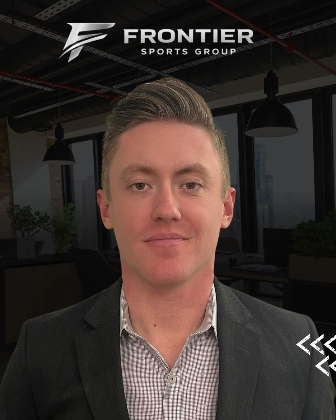 Jake Mooring with Frontier Sports Group