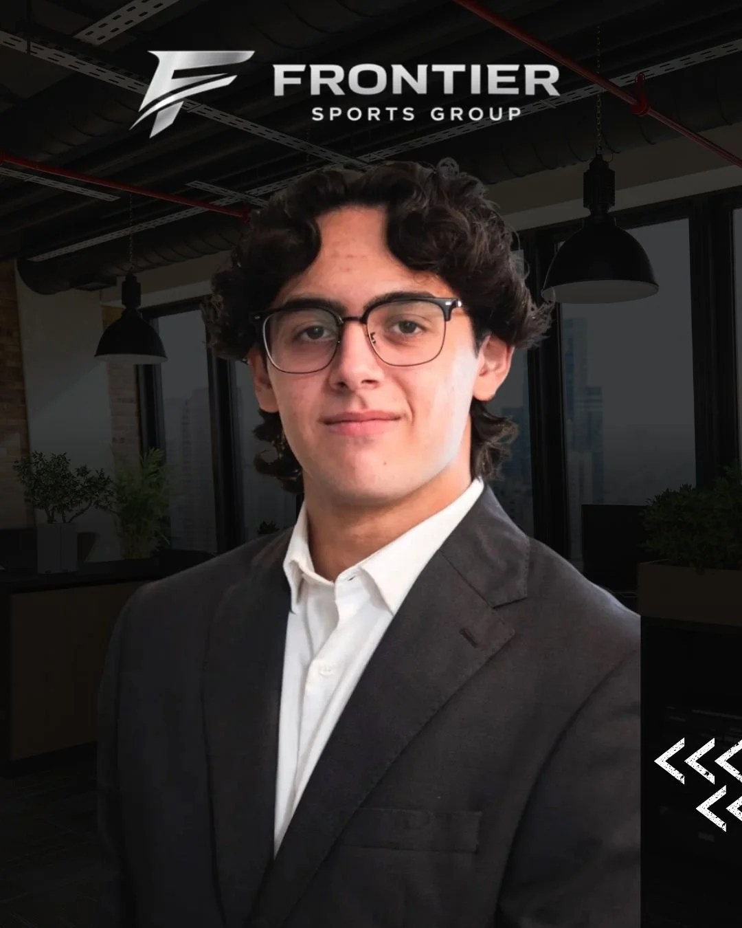 Kia Taherian with Frontier Sports Group
