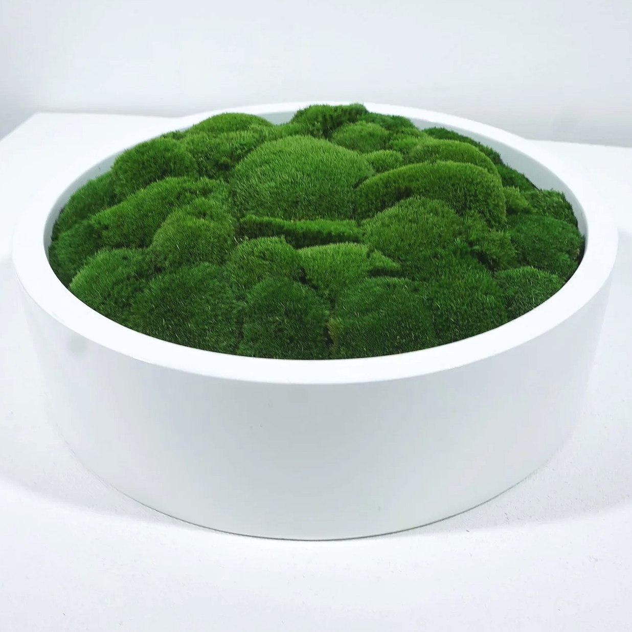 Glossy White Fiberstone Bowl