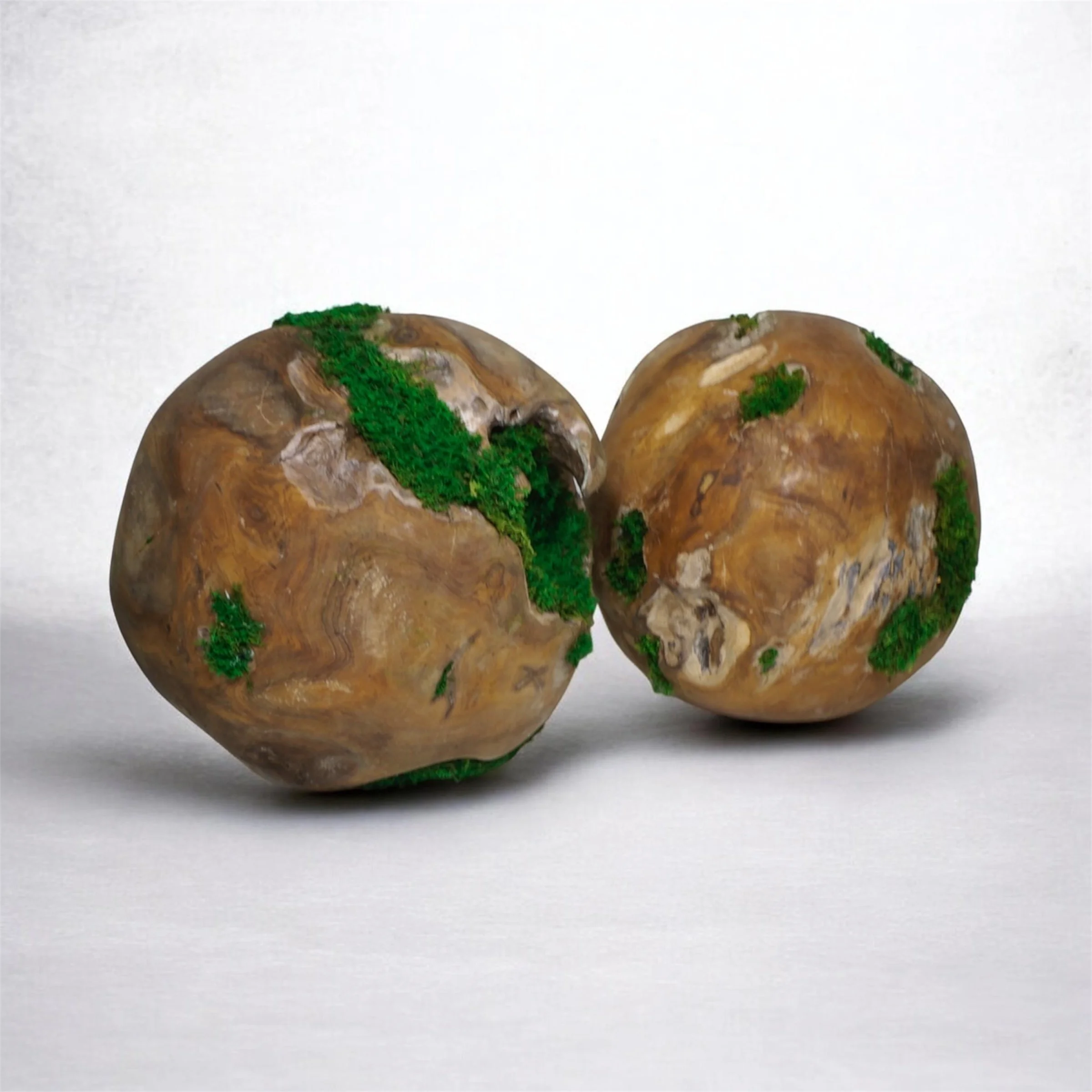 Wood & Moss Natural Sculpture