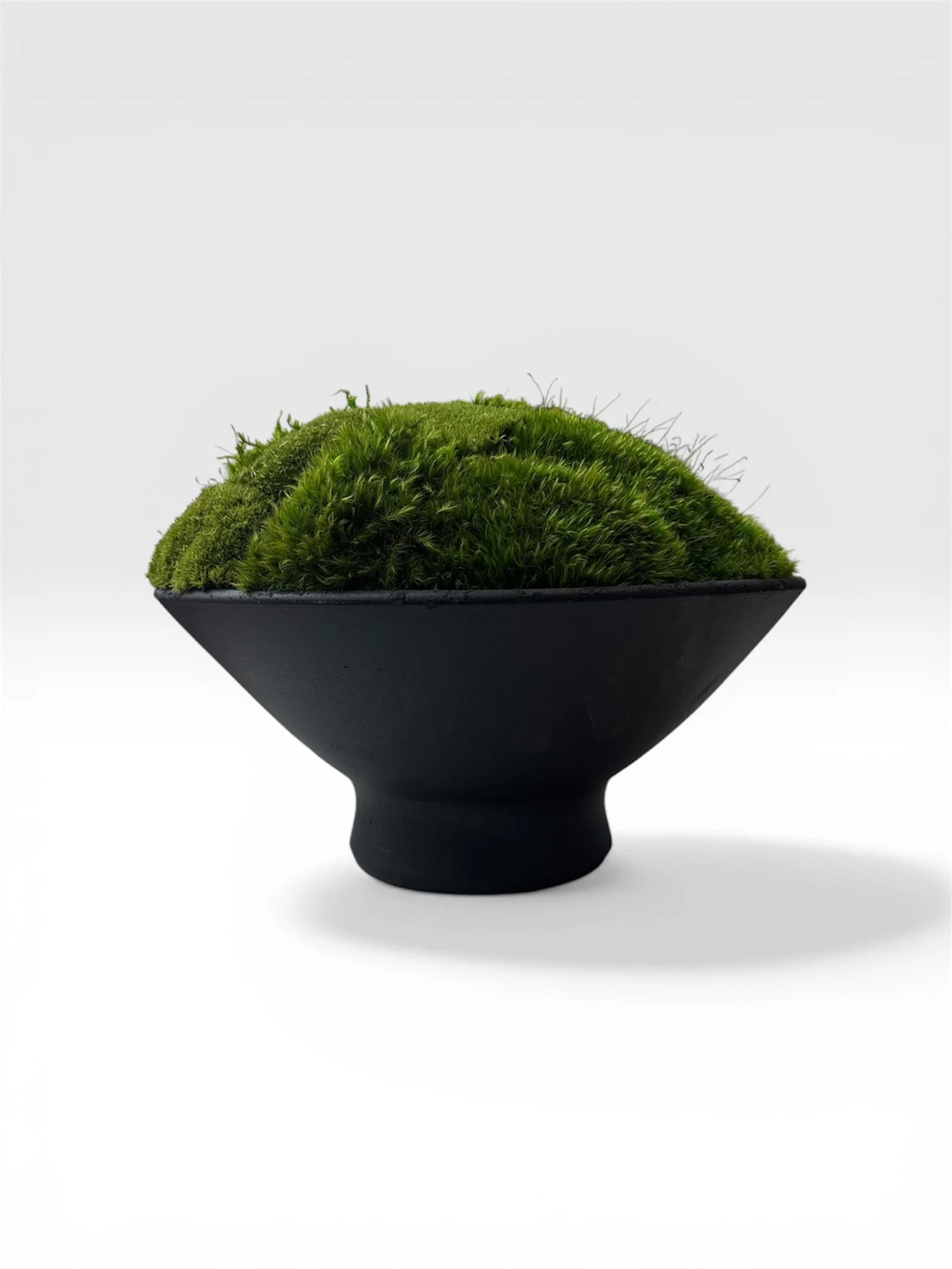 Matte Black Pedestal Bowl