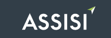 Assisi logo on a dark background