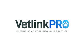 VetlinkPRO logo with the slogan 'Putting Some Woof Into Your Practice' beneath it.