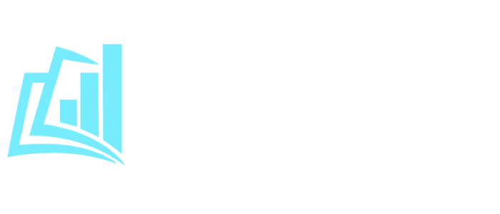 Logo for Miami Bookkeeping Services featuring a stylized teal bar chart and open book icon with black background.