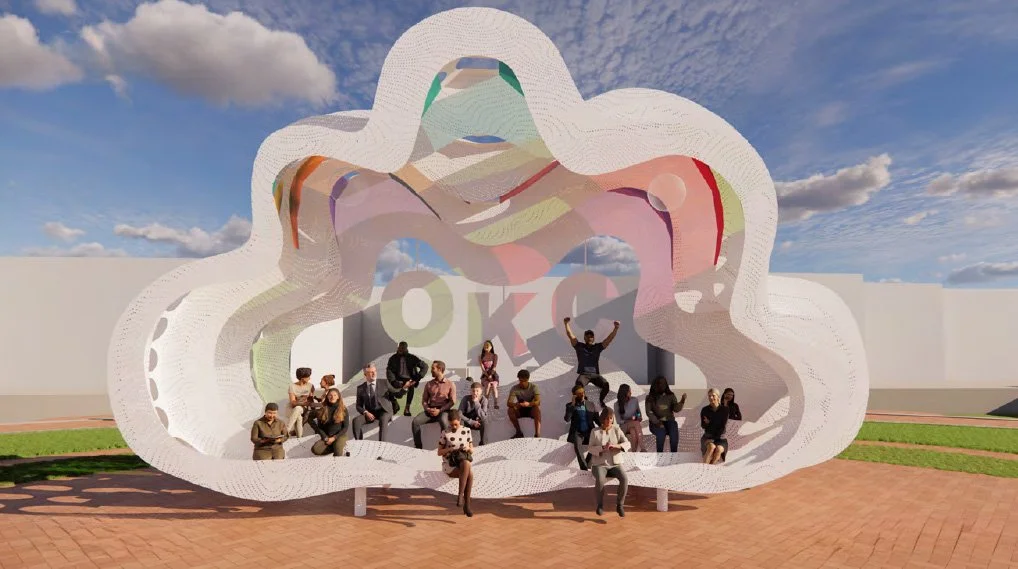New art installation 'Cloud Embrace' set for Bricktown's United Way Plaza in 2026