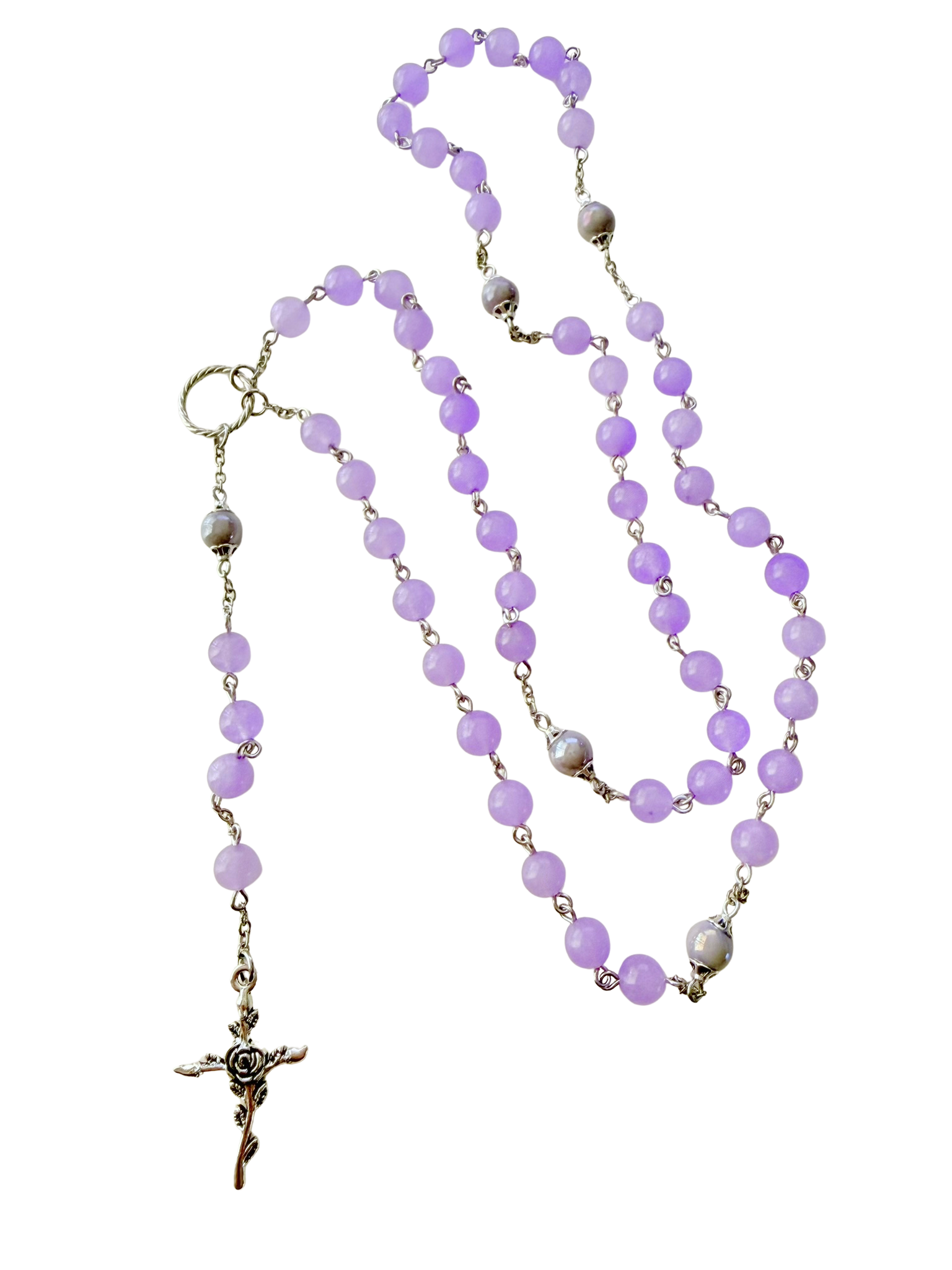 Purple Rose Rosary