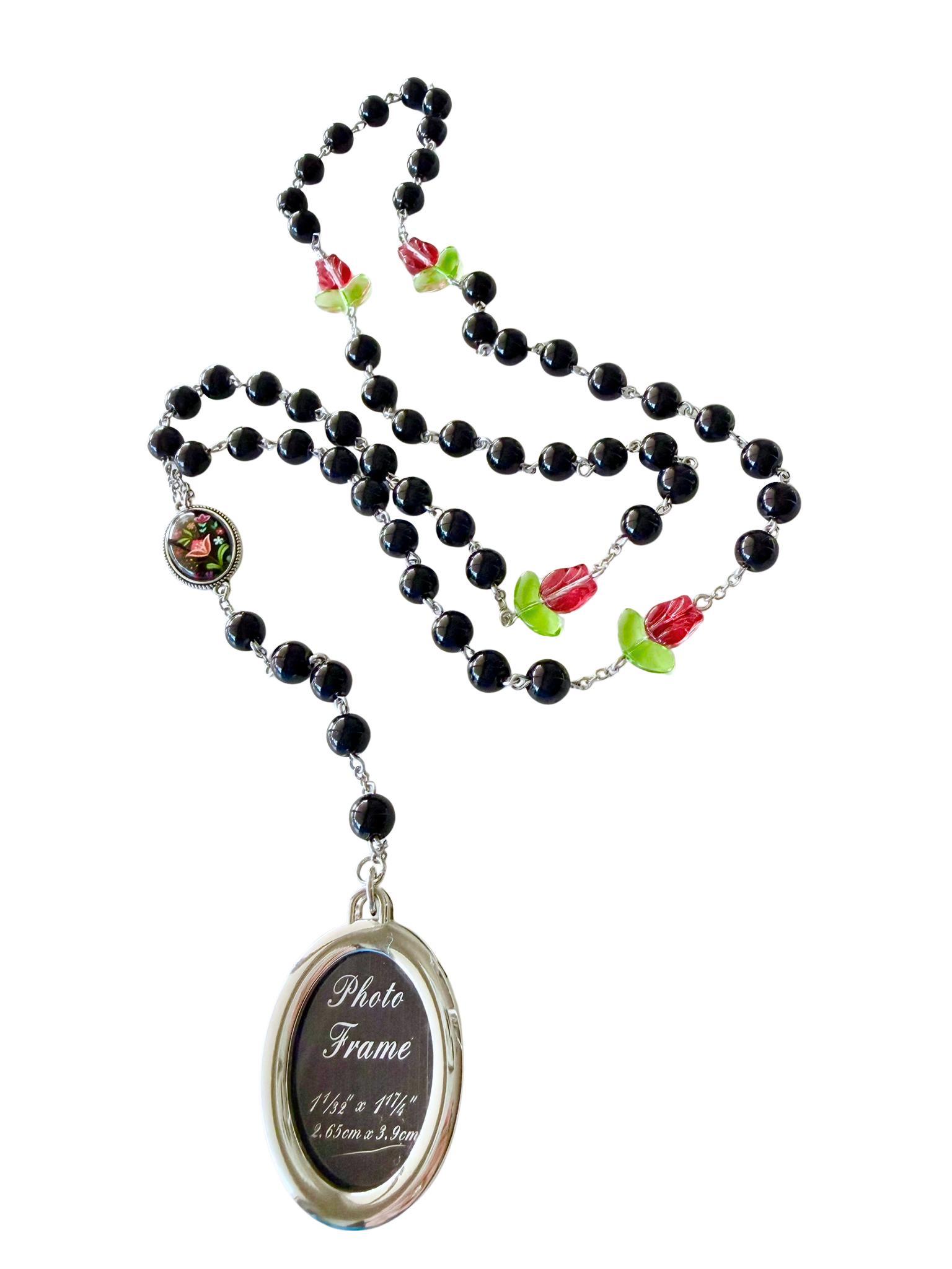 Floral Photo Rosary