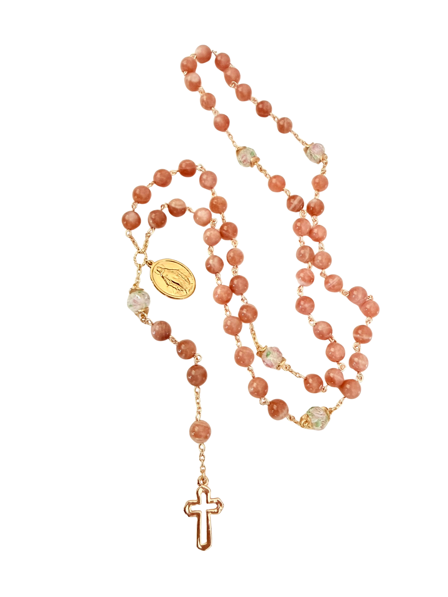 Immaculate Heart of Mary Sunstone Rosary