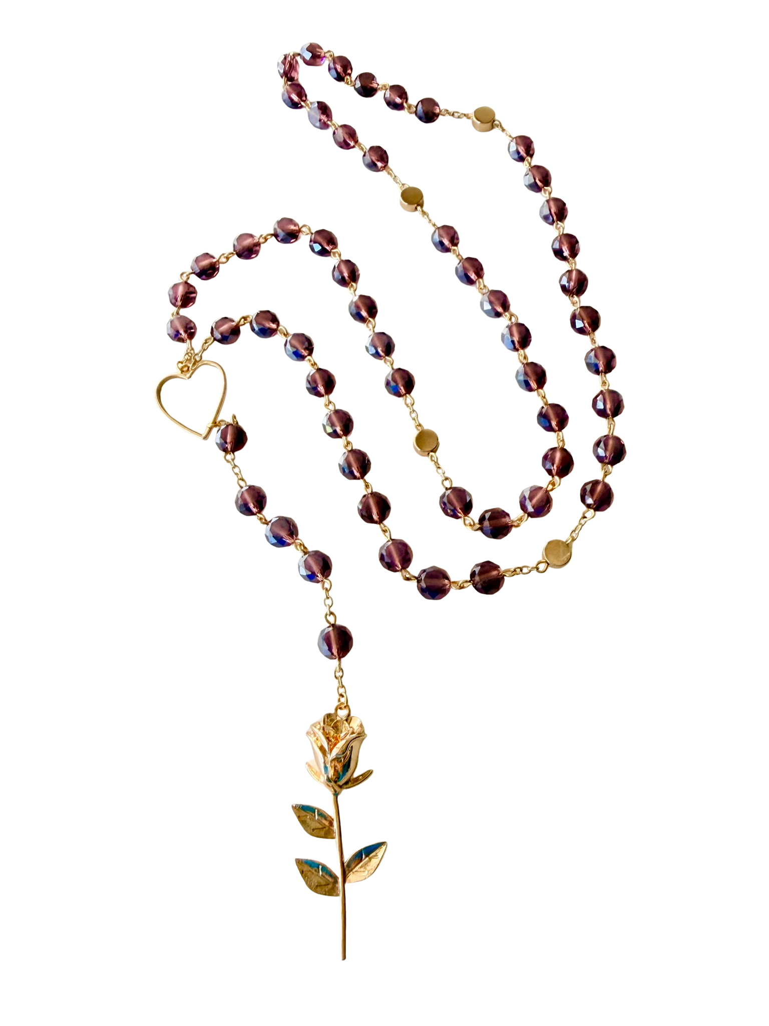 Lavender Rose Rosary