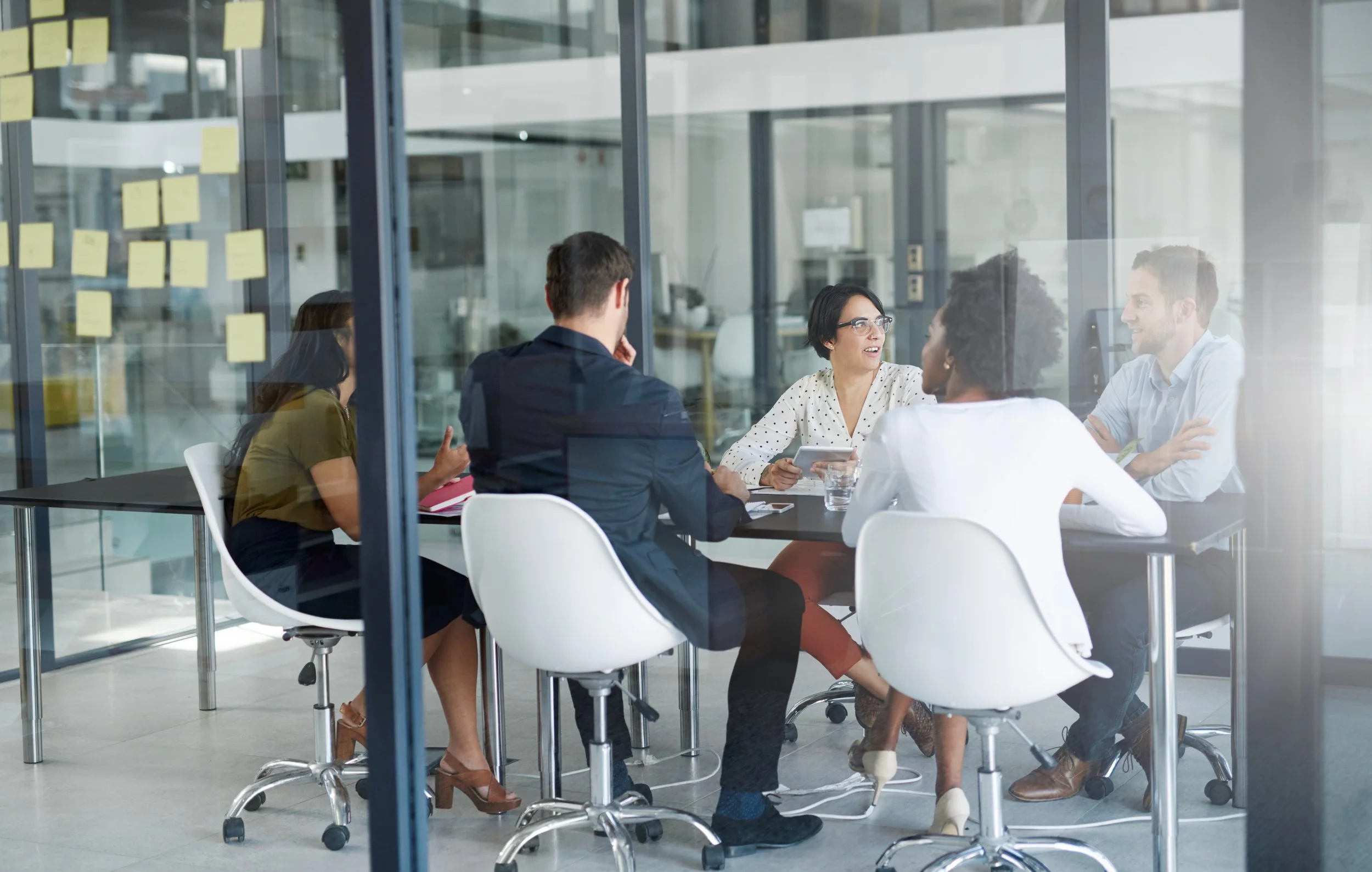 Reunión personas de negocios