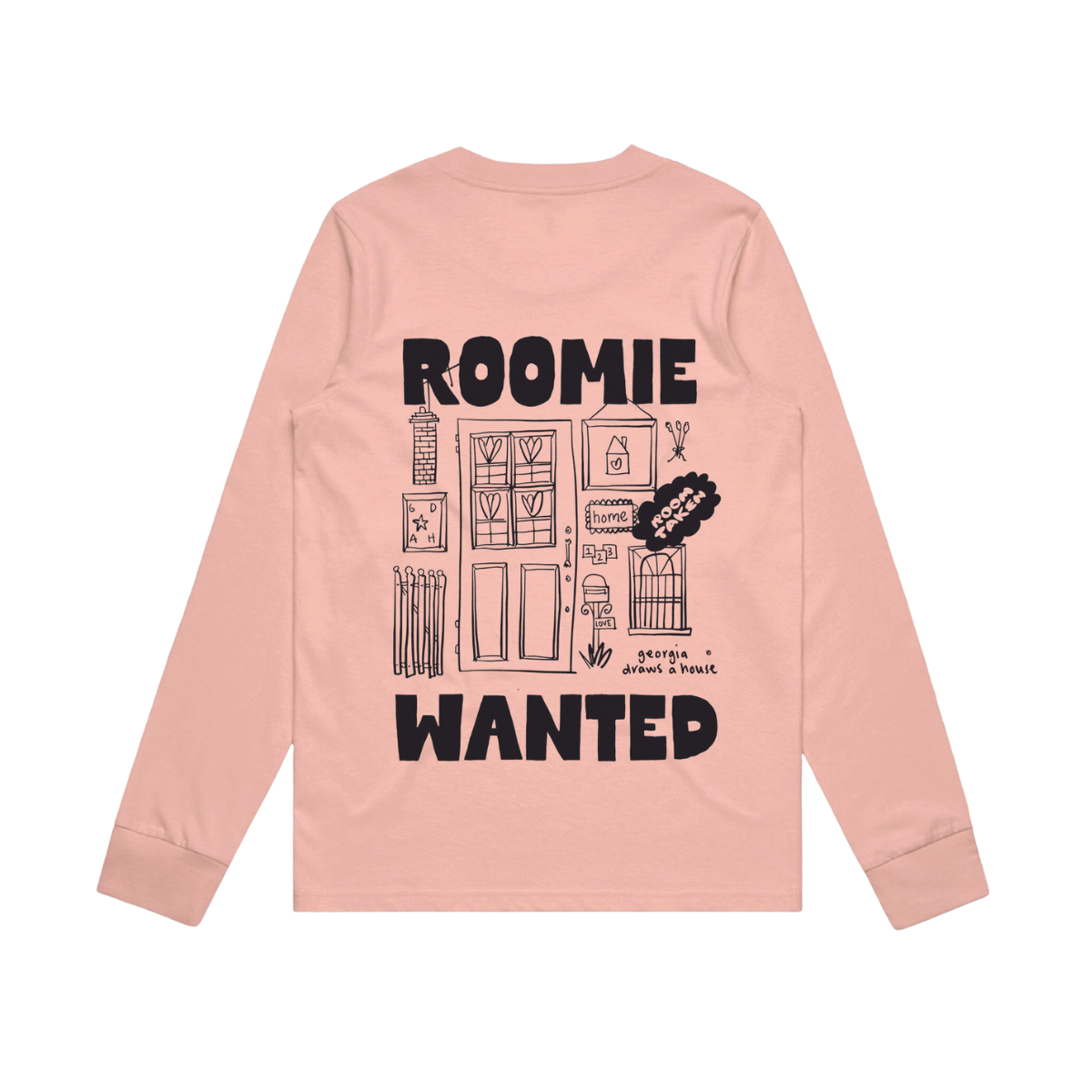 Roomies Wanted Long Sleeve Tee