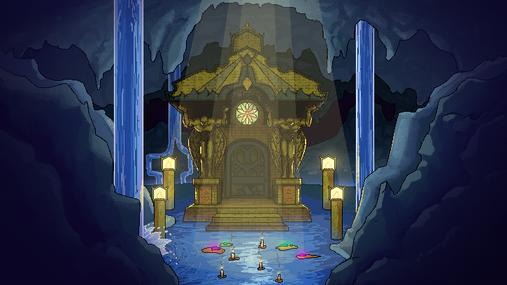 Video game concept art - Lunar veil