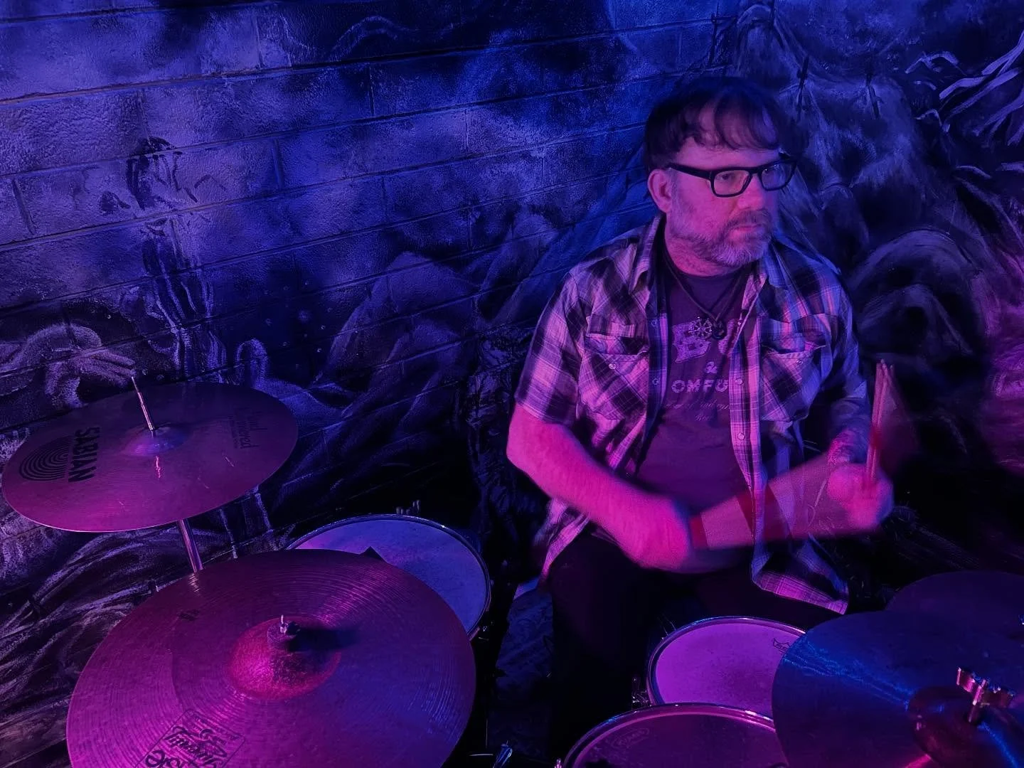 Thank You for a helluva time to The Darksyde Tempe, who very graciously hosted us last night. What a blast. Tonight- late schedule changes. We will at Pho Cao at 6:45 for a very short set. Be early! We&rsquo;ll do some meet n greet afterward , then w