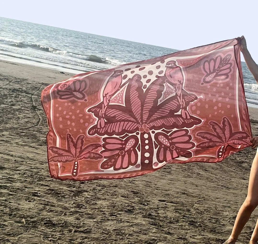 Pareo Rosado Colección Cocora