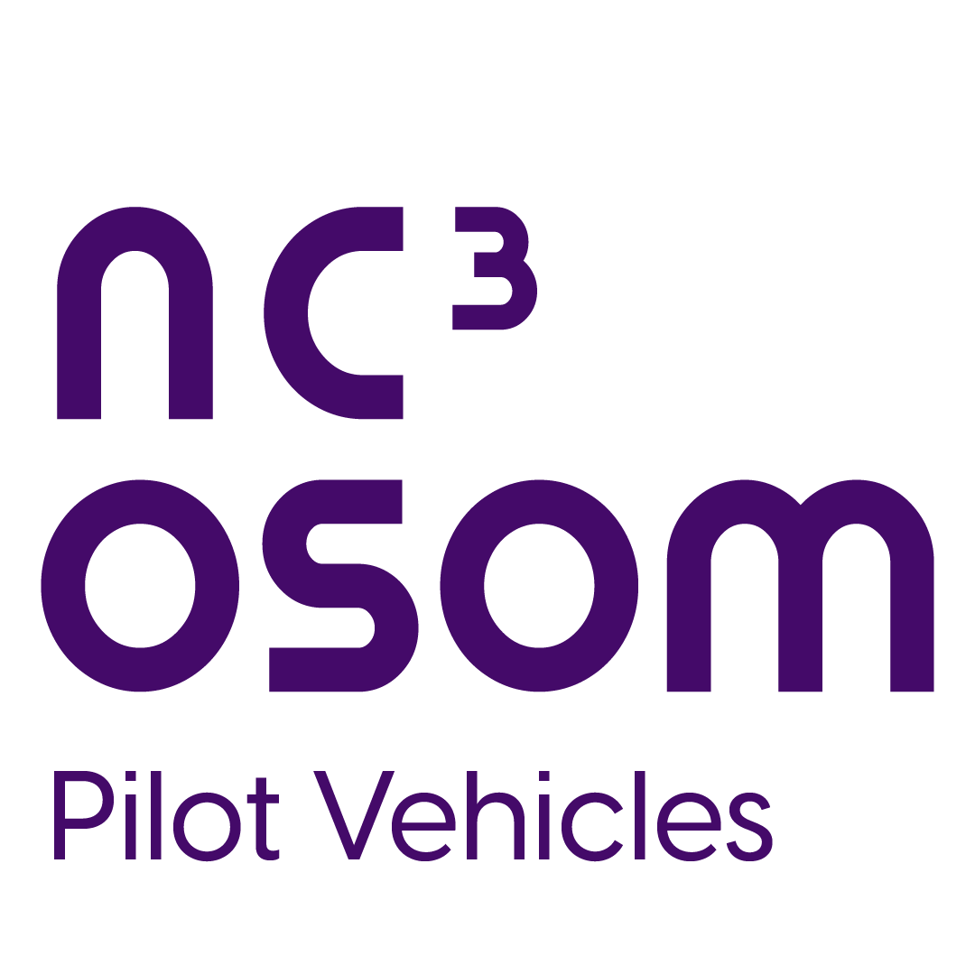 Logo of NC3 OSOM Pilot Vehicles in purple.