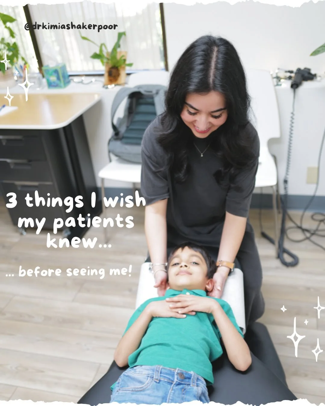 Three things I wish my patients knew, before coming into my office: 

1. Don&rsquo;t let pain be the only reason you get treated! Injury prevention is SUPER beneficial &amp; better for your wallet 😏

2. Treating you once isn&rsquo;t going to do much