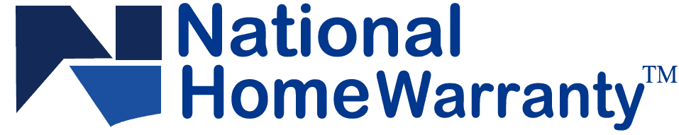 Logo for National Home Warranty with a stylized house graphic.