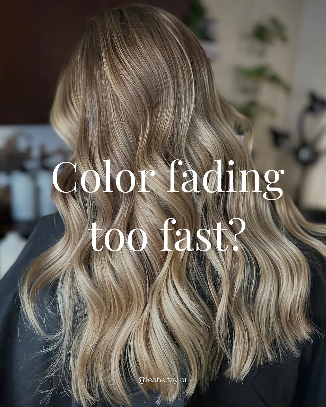 You leave the salon glowing 💫 &hellip; then a few weeks later your color starts looking a little dull, brassy, or flat&hellip; Let&rsquo;s talk about a few things that could be happening👇🏽

1️⃣ Mineral &amp; Product Build‑Up
Hard water, chlorine, 