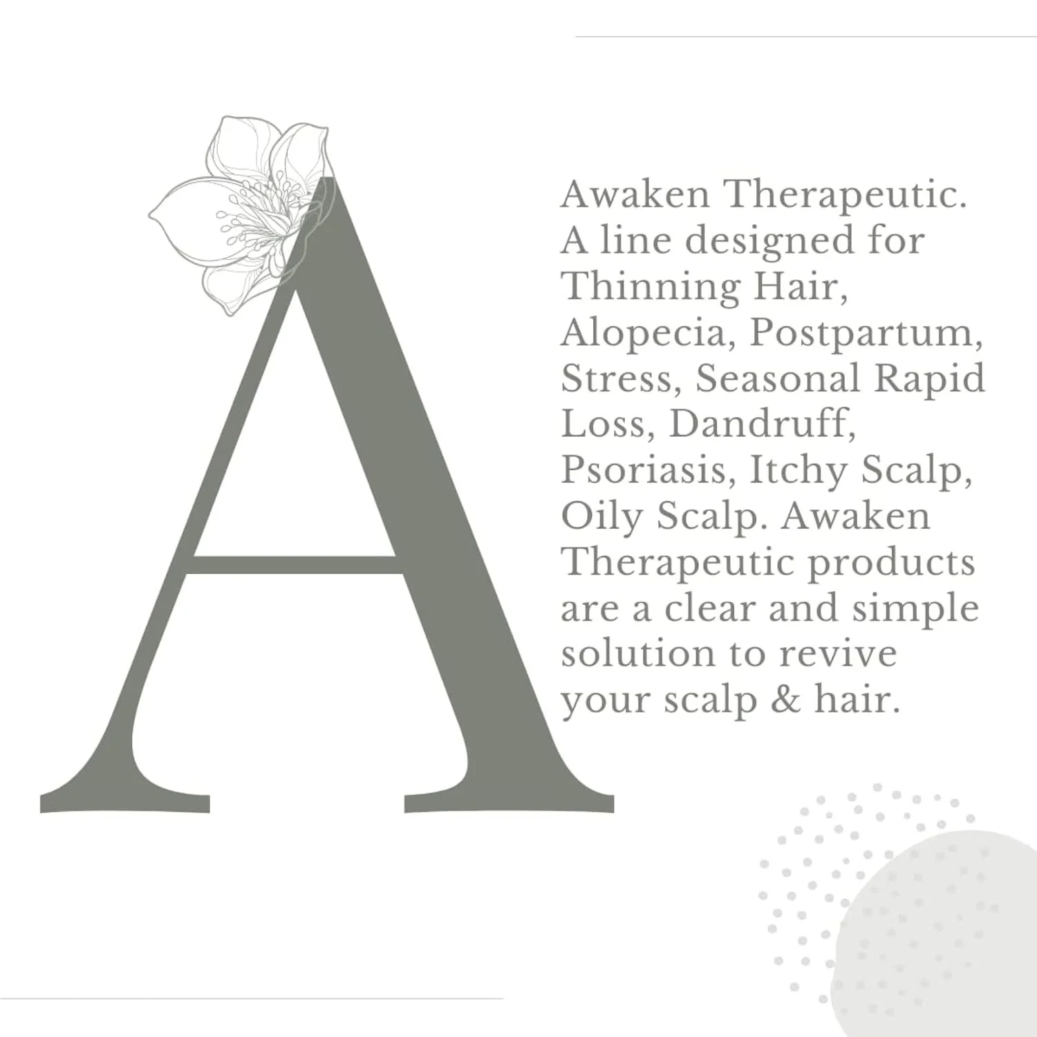 Surface Awaken Therapeutic Treatment for targeted scalp care and supporting the appearance of thicker, fuller, healthier-looking hair