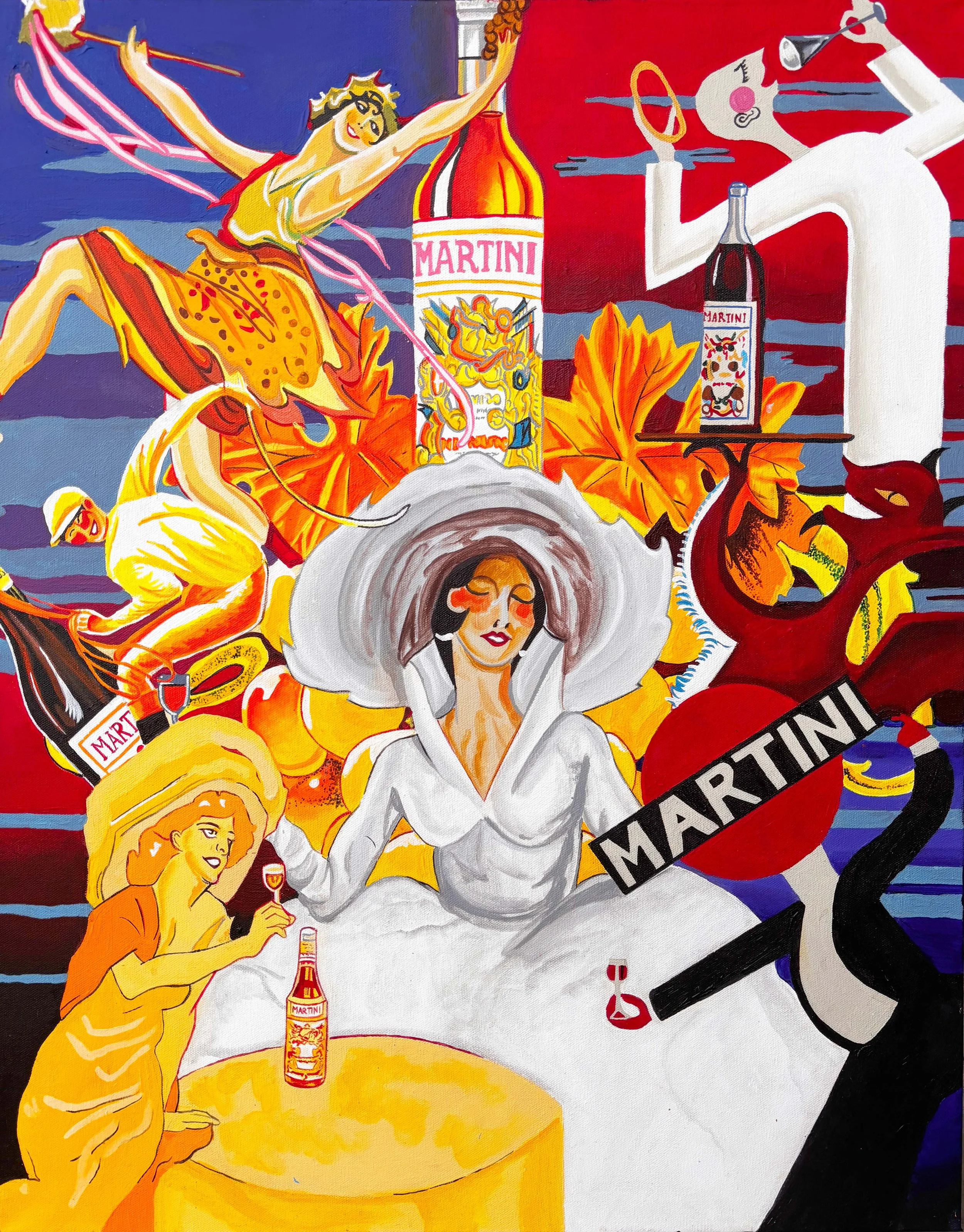 a tini bit yellow. 24x30. acrylic on canvas. 2025. sold.