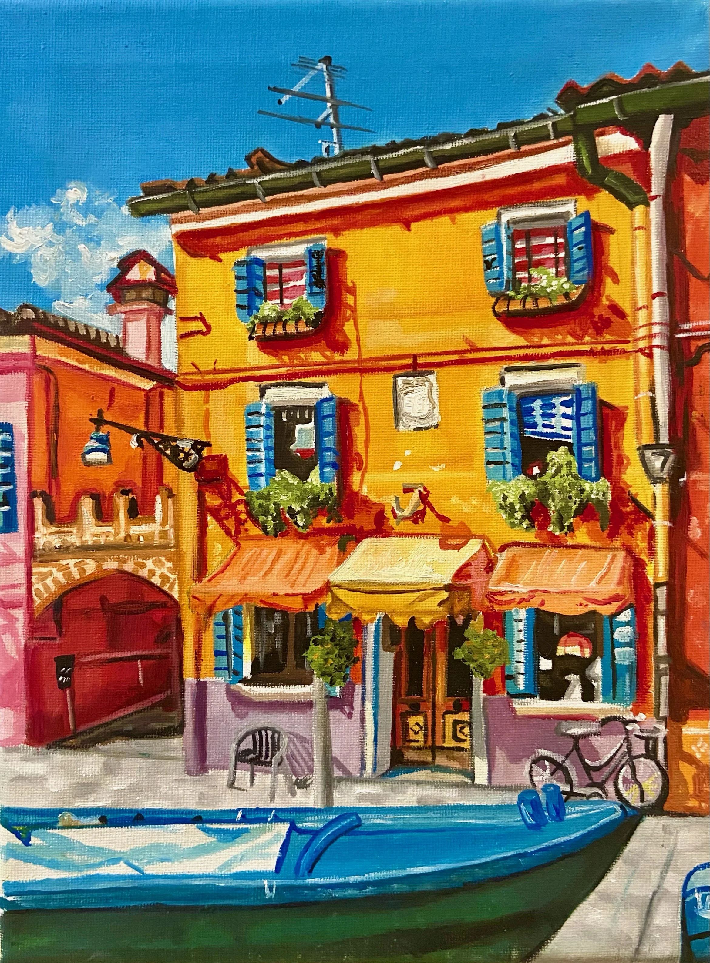 in the morning. 10x14. oil on canvas. 2021. 