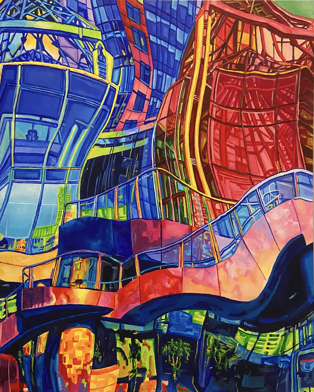 city and colour. 20x24. acrylic on canvas. 2021. 