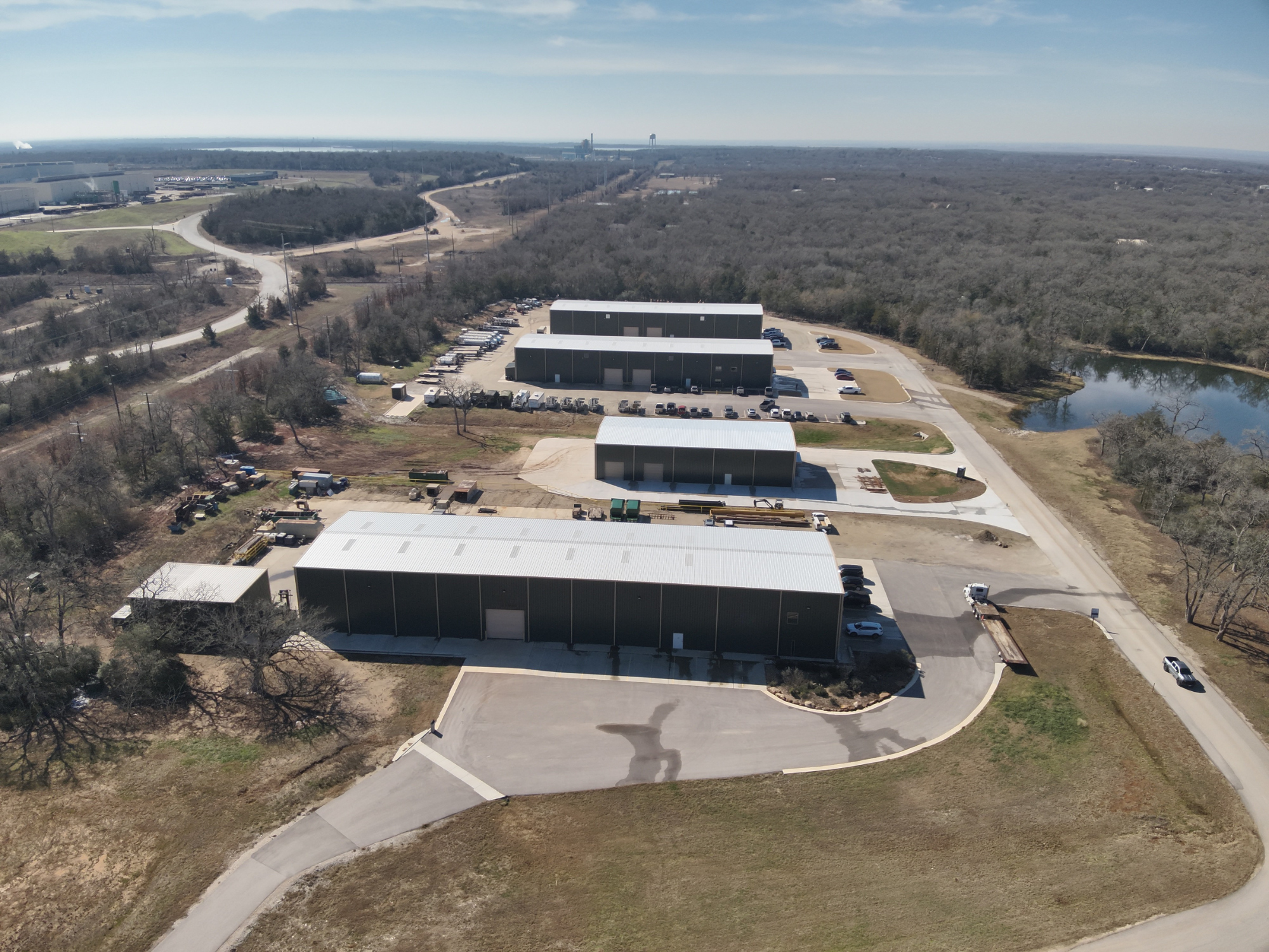 Commercial Development completed business park Bryan, TX