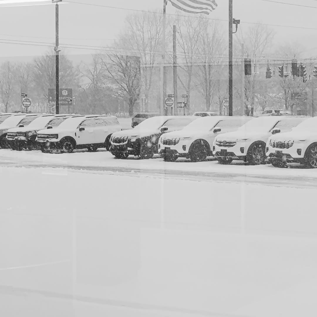 A dealership covered in snow is one of my favorite sights. Need some AWD action for the winter? Don't want to drive in this nasty weather? I'll come pick you up in something safe and help you pick out the perfect Christmas gift for yourself! 🎄 🎁 🚗