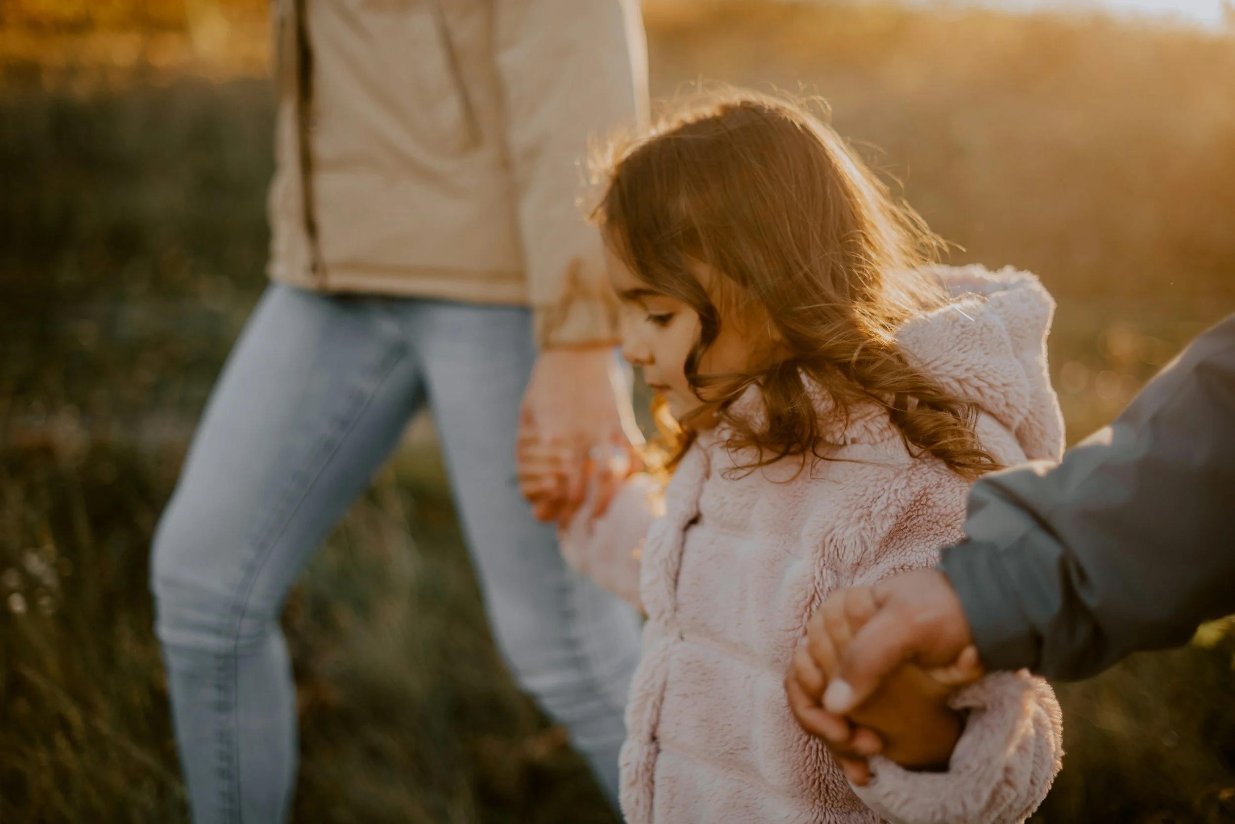 A family with working together to overcome challenges due to disabilities