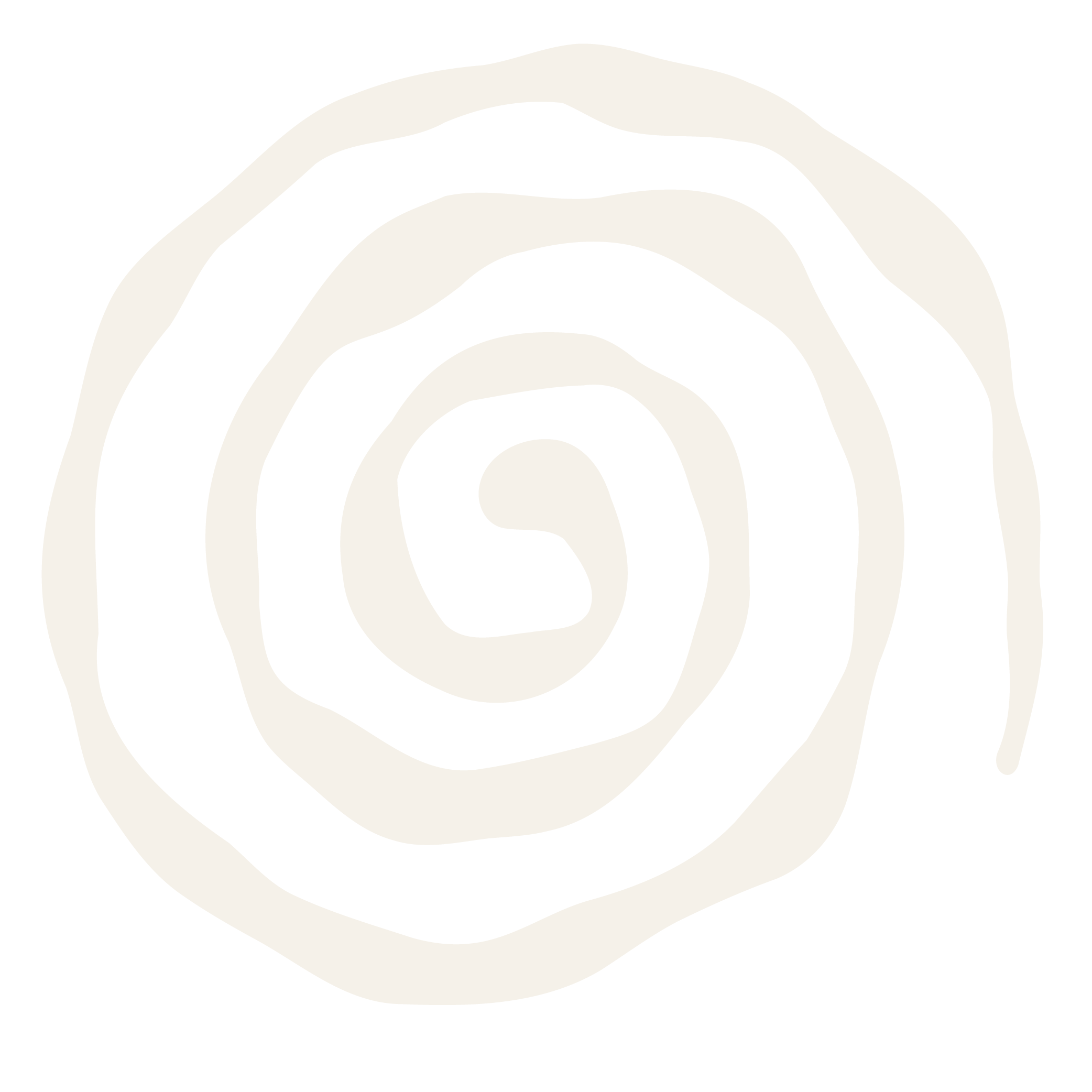 Black and white spiral pattern with irregular concentric circles.