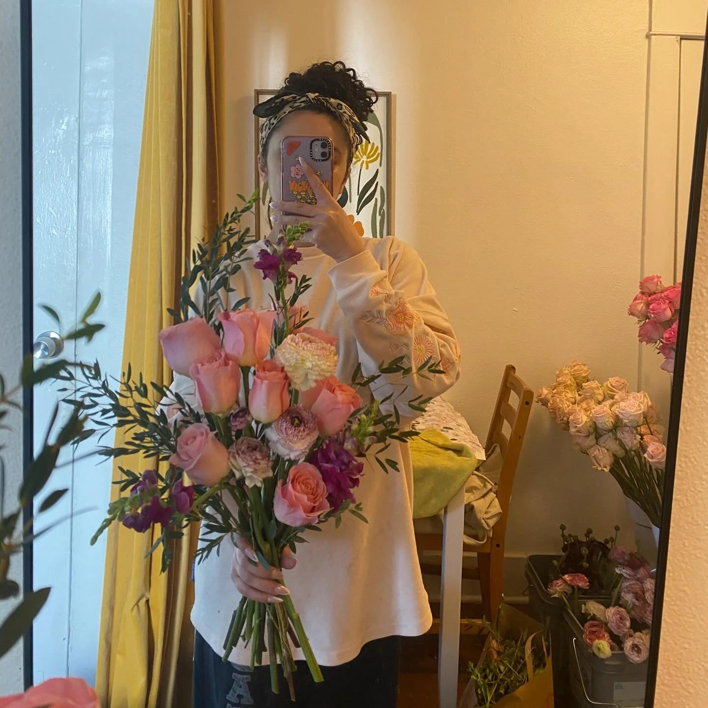 Flower Lin's first Valentine's Day 💘 I'm so excited to see everyone at @thesocialtype in Atwater Village starting at 10am! I'll be there until I sell out. 👀💘 For my first big flower holiday, I'm feeling very thankful. There's so much invisible lab