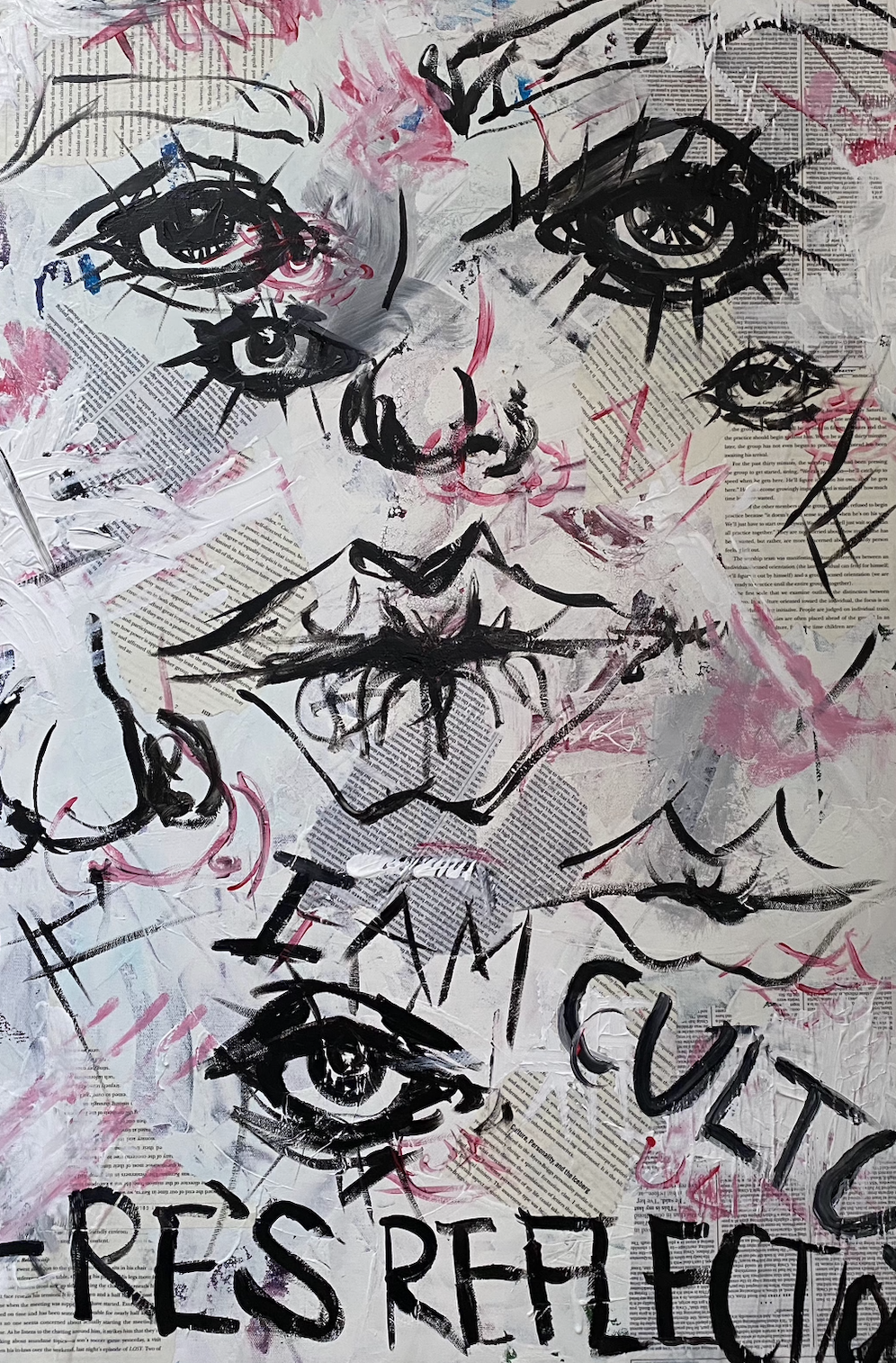 The Times-Acrylic/Mixed Media-2022