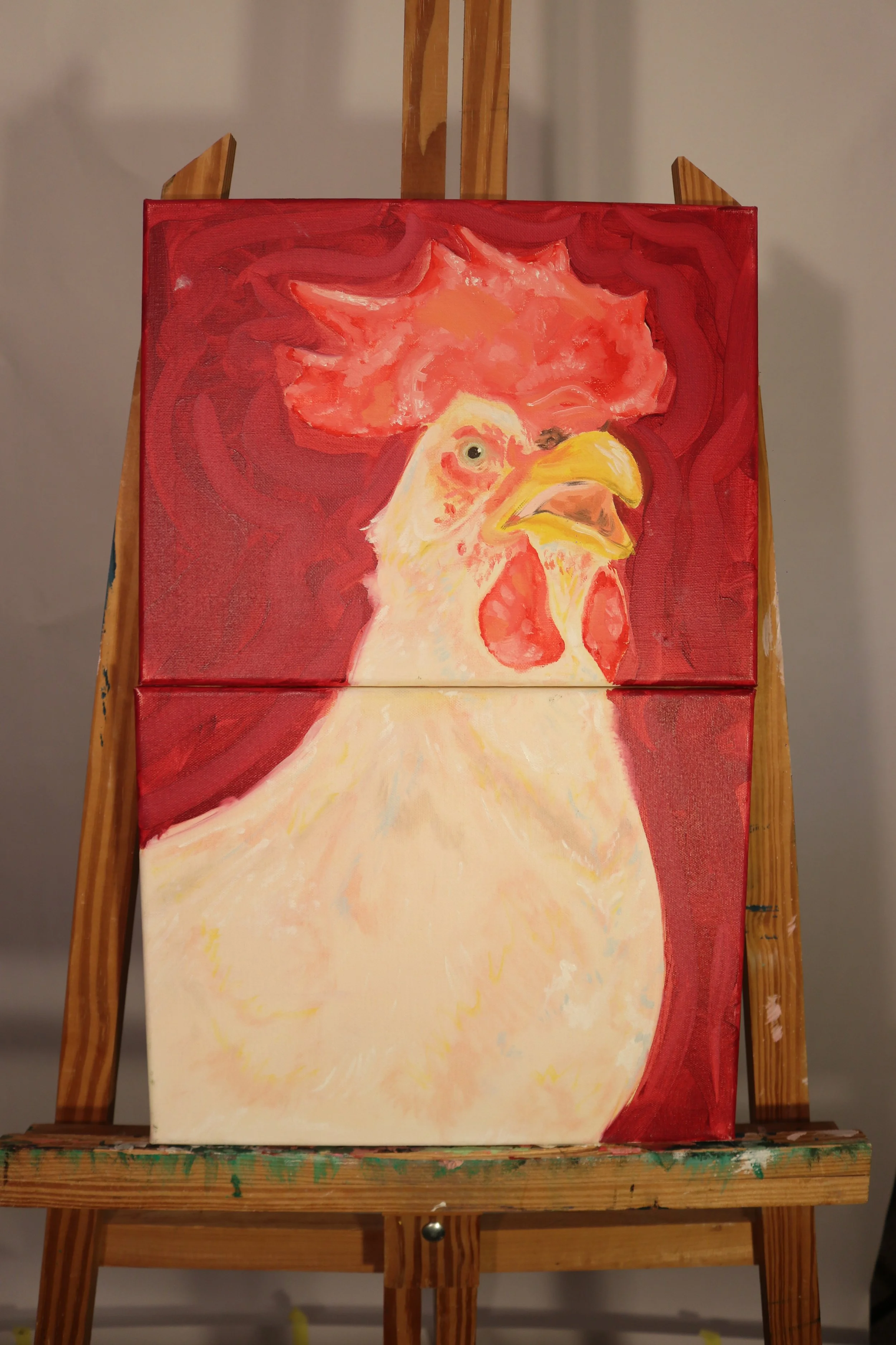 Cutlet-Oil, 2 Canvas-14"x22"-2025