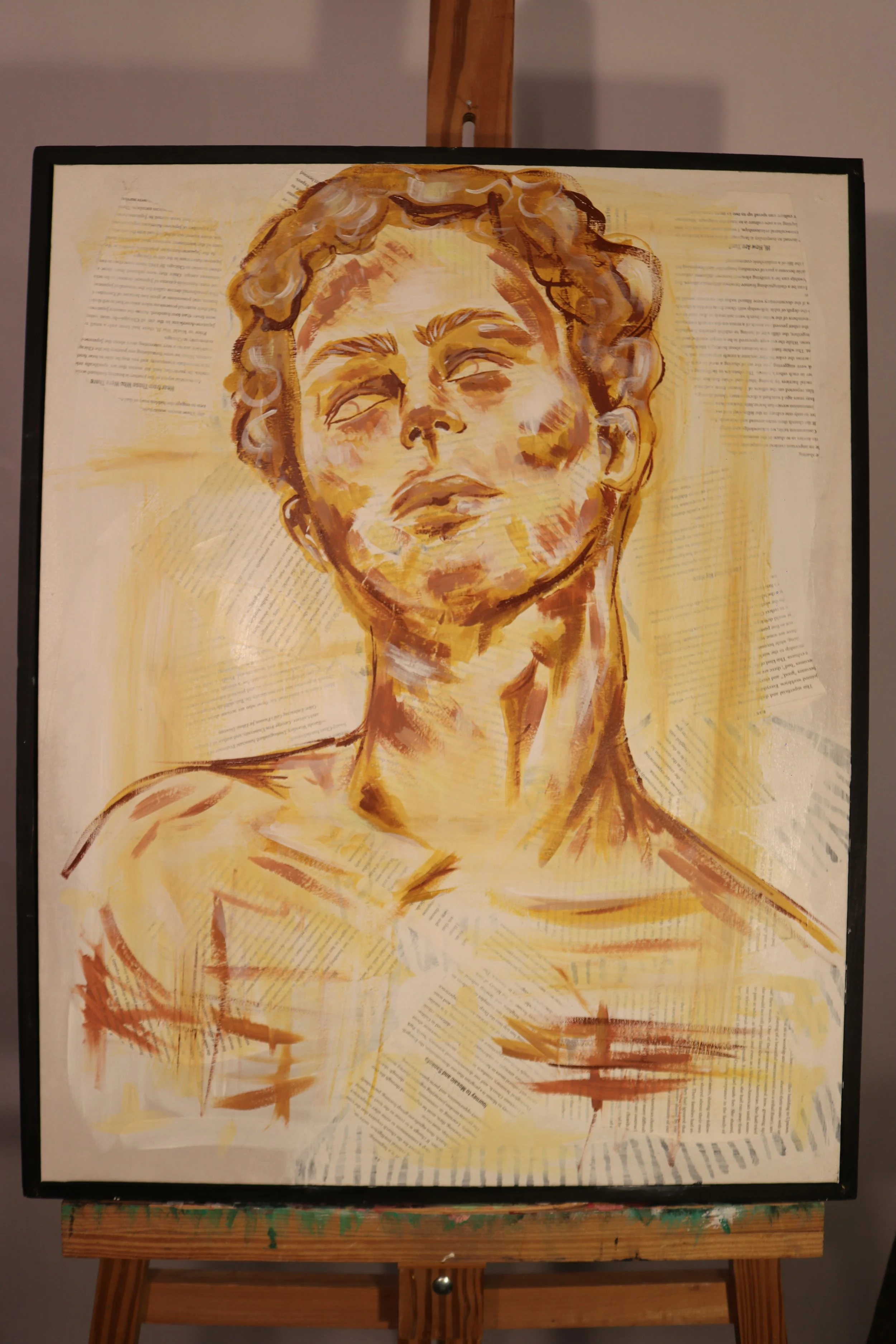 Stature-Acrylic/Mixed Media-22"x23"-2023