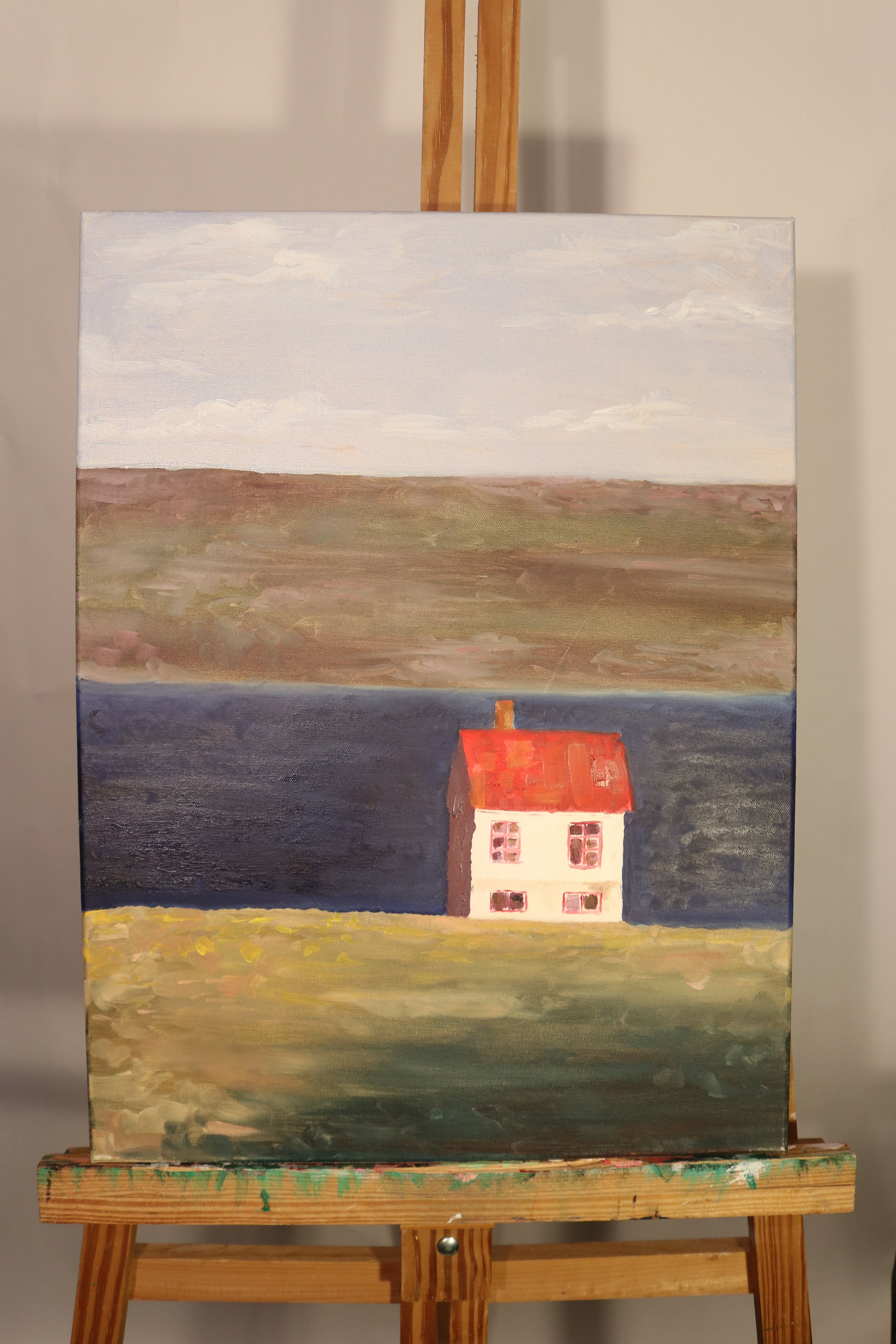 Pink Sky Getaway-Oil-2025