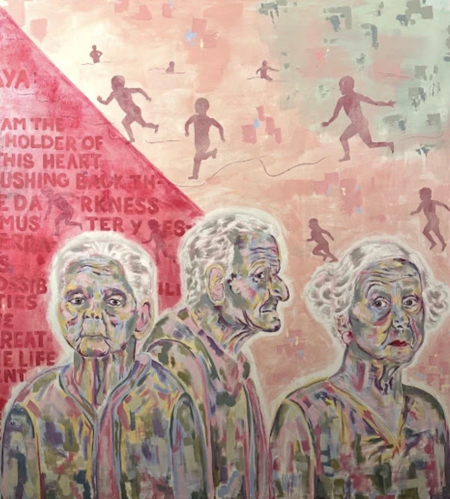 Never Too Late-Acrylic-4'x4'-2023
Poem by Barbara Teague