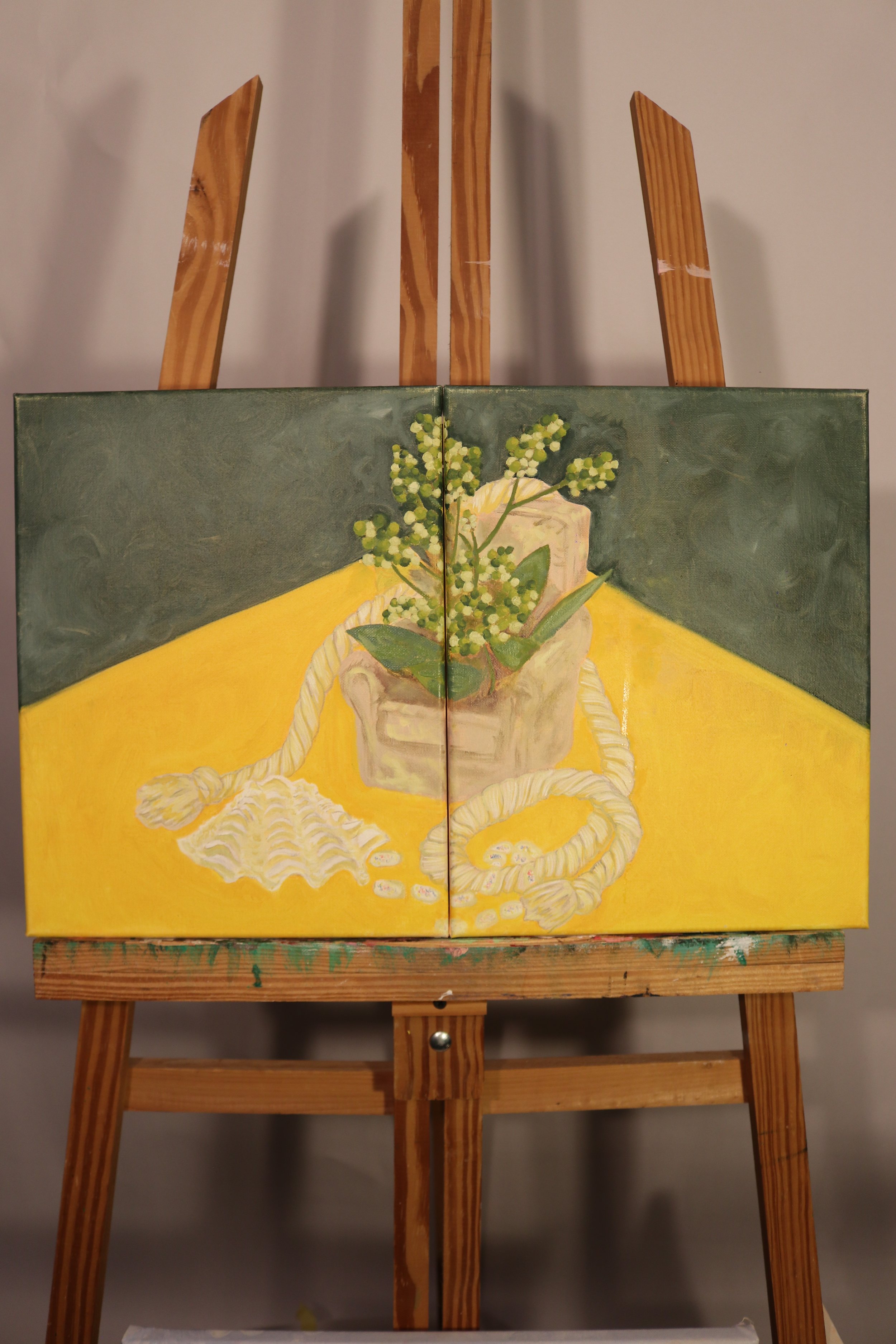 Still Tchotchke-Oil, 2 Canvas-2025