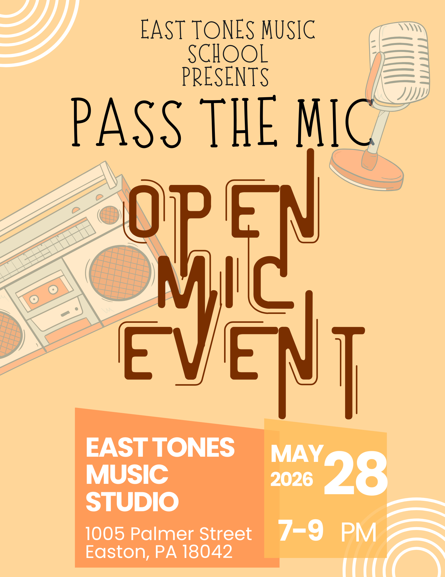 Pass the Mic-Open Mic Event