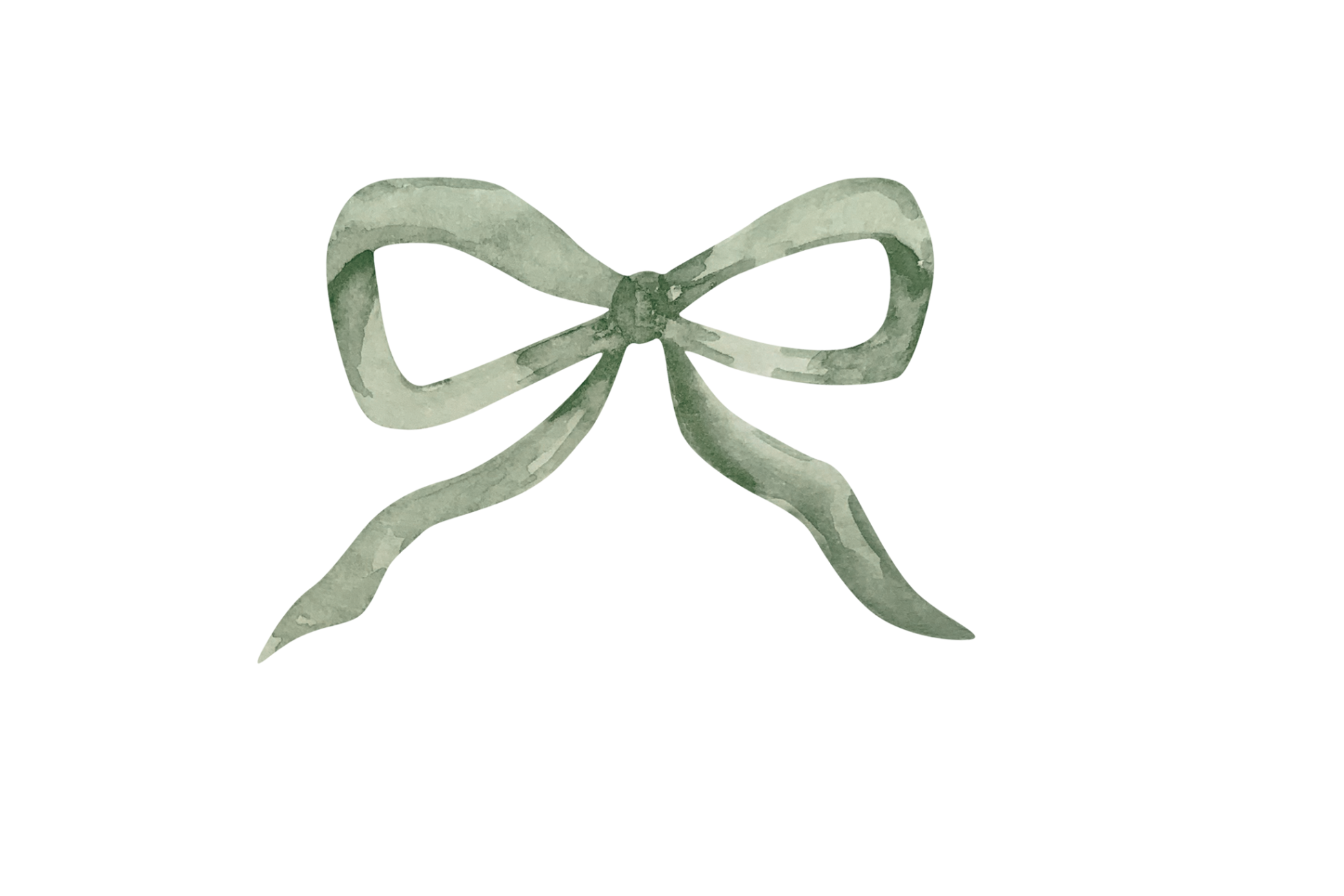 A transparent glass ornament in the shape of a bow with a grayish tint, hanging against a black background.