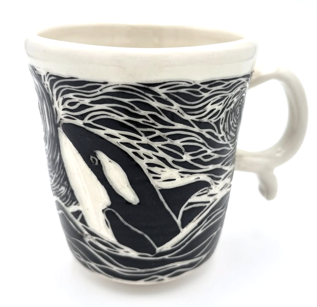 Orca Mug by Juliana DeFrance