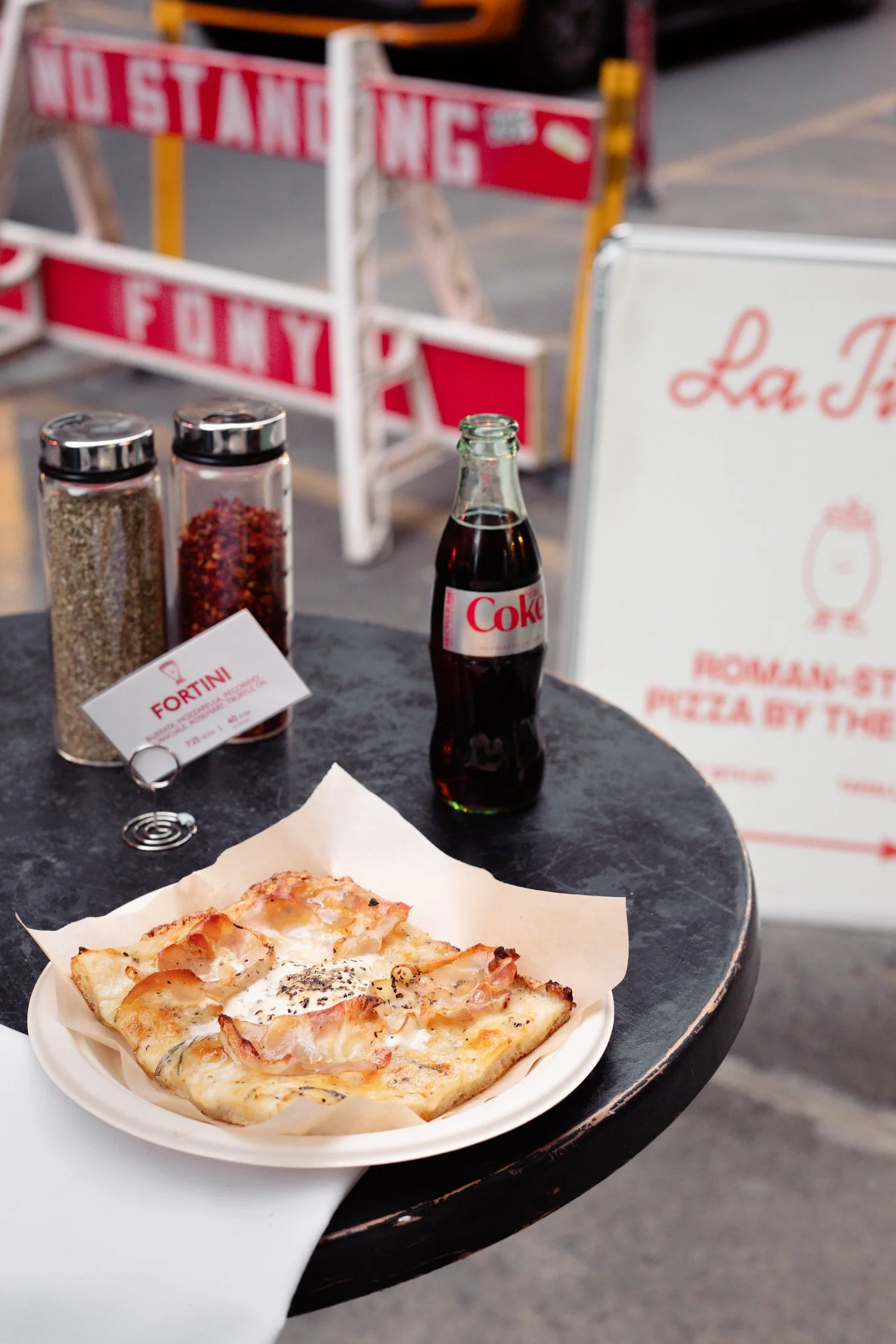 FORTINI - burrata, mozzarella, pecorino, guanciale, rosemary, truffle oil