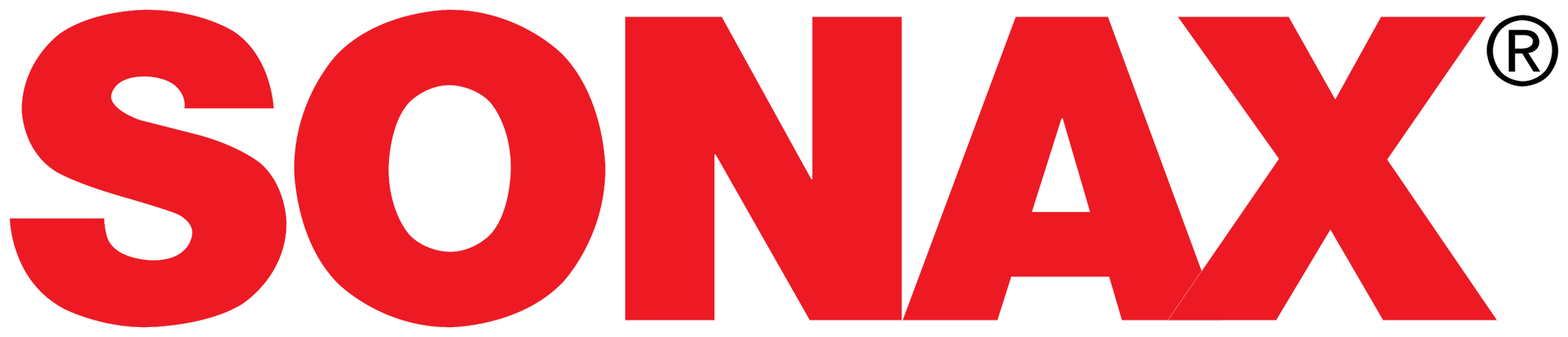 SOMAX logo in bold red letters on a black background.