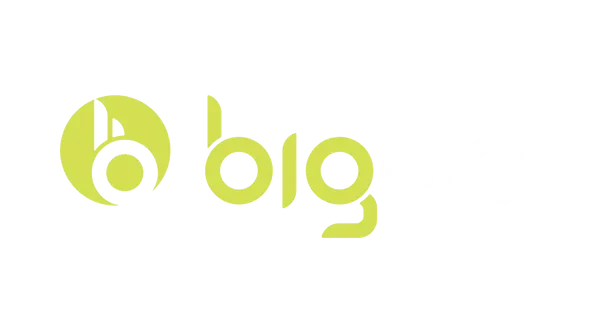 Migraine logo in black and lime green with a stylized eye and the word "migraine".