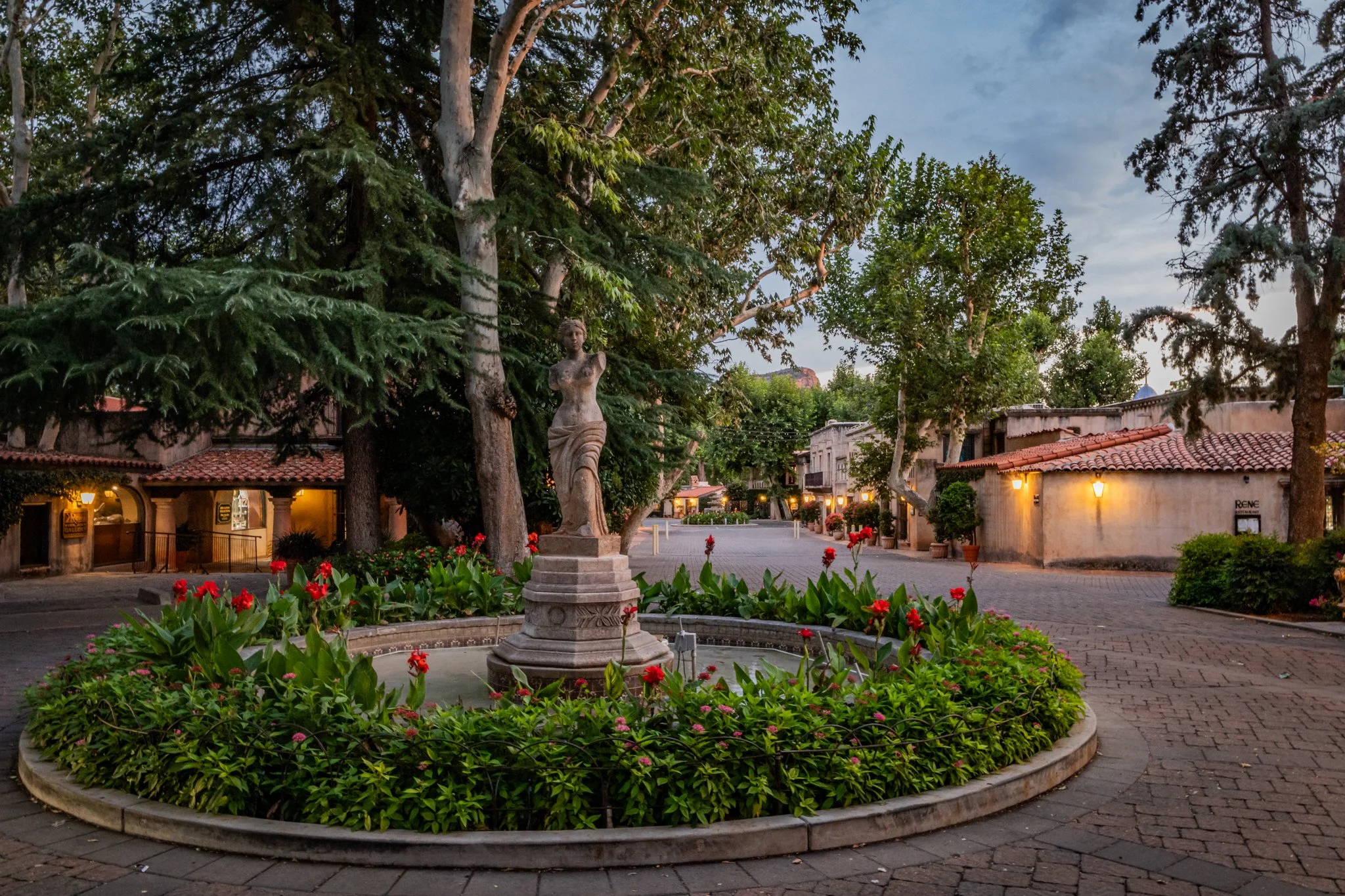 Stillness in the Courtyard