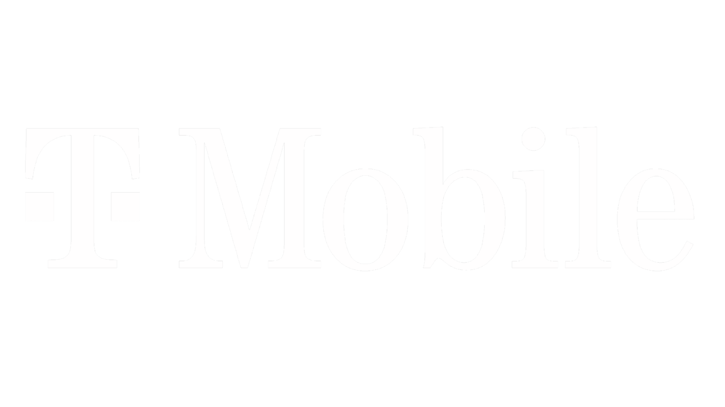 T-Mobile logo with black background and white text
